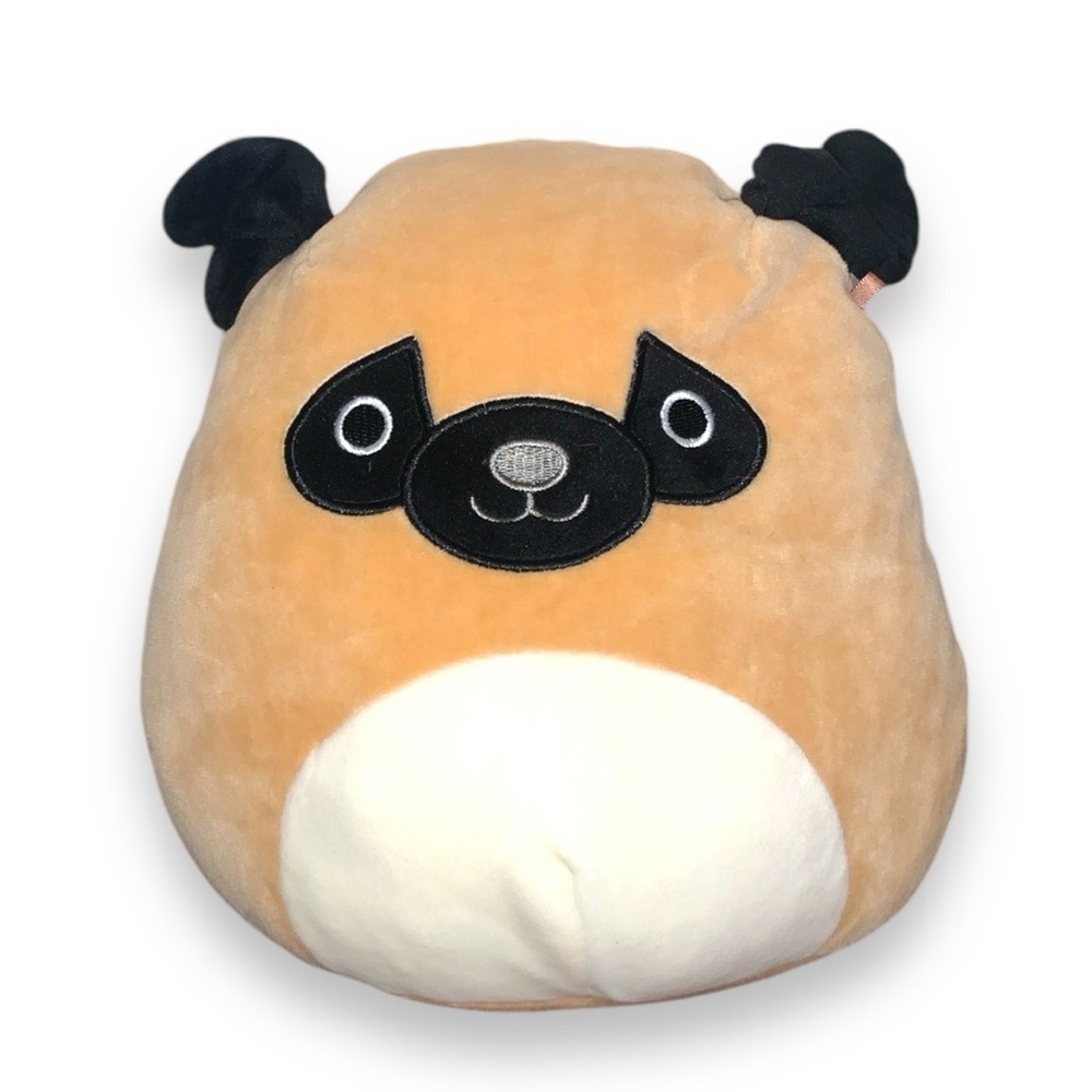 Official Squishmallows 10 Inch Prince The Pug Dog Plush Stuffed Animal Toy